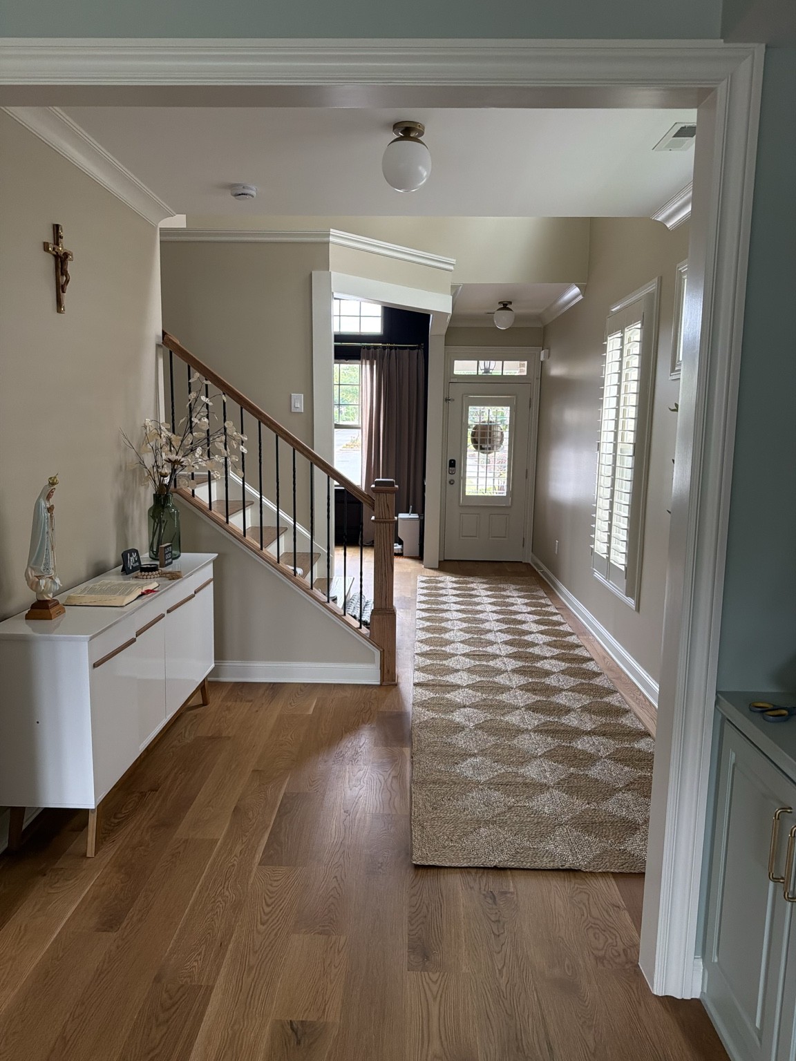 Completed hardwood flooring project by CHIVV Flooring